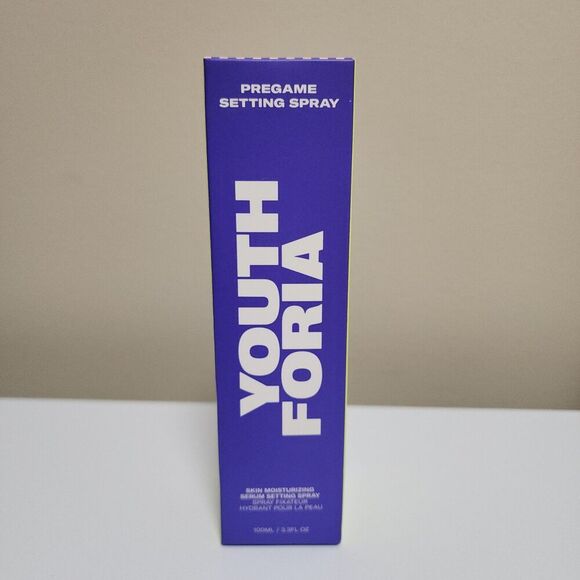 YOUTHFORIA Pregame Setting Spray Moisturizing Skin Serum~NIB  Youth Foria Skin Moisturizing Serum Setting Spray
